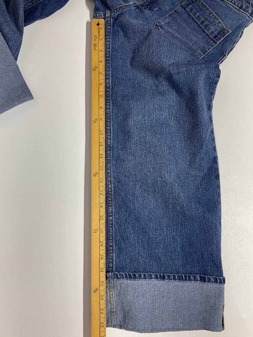 Free Assembly Size 4 Wide Leg Denim Jeans Womens - Picture 13 of 14